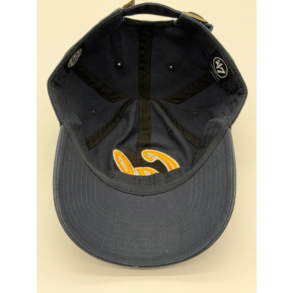 '47 Brand Cal Berkeley Golden Bears Hat Navy Blue Adjustable Strapback Dad Cap